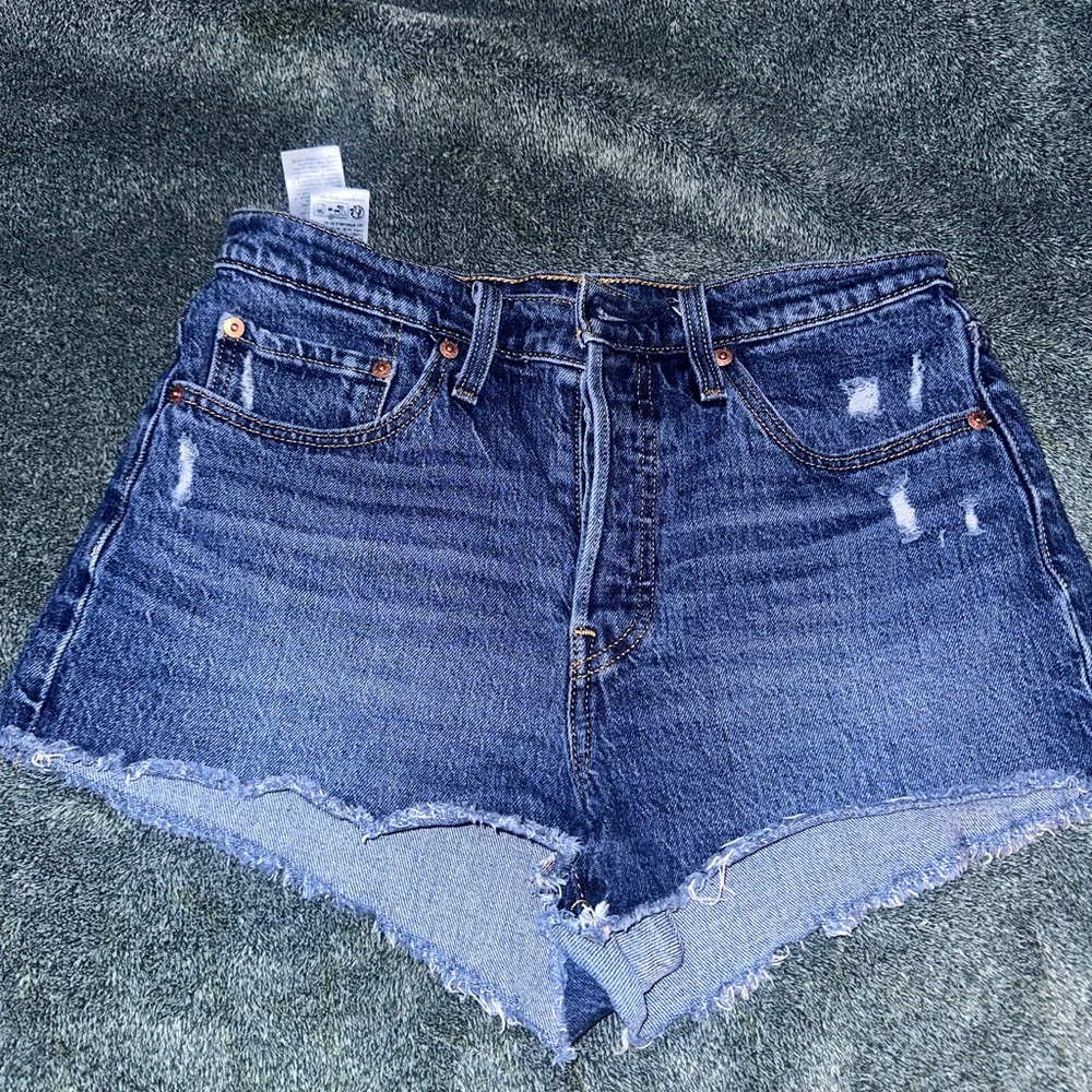 LEVIS 501® ORIGINAL FIT HIGH RISE WOMEN'S SHORTS SIZE 27
